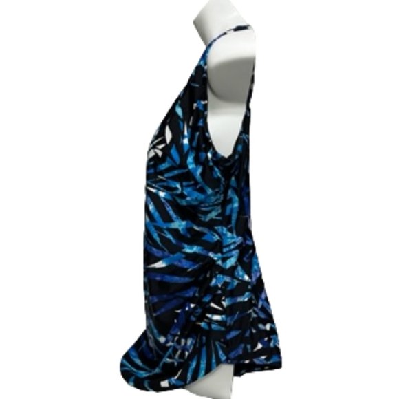 SWIMSUITS FOR ALL Sarong Front One-Piece Swimsuit NWT Size 22 - Picture 2 of 14